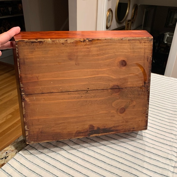 Vintage Handmade Wood Tool Caddy | Chairish Vintage Wood Caddy